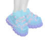 Blue shoes