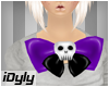 ~D skull ChestBow Purple