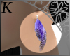 .:K:.Earrings feather