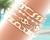 B . Gold Bracelet set R