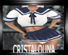 Cute school blue uniform