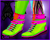 [L] Neon Sneakers