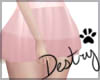 |D| Pink Pleated Skirt