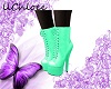 {C}Turquoise Boots