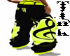 Black & Yellow Dub Pants