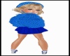 GIRLS BLUE BEANIE