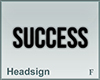 Headsign SUCCESS