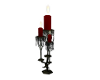 red black candles
