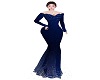 navy gown