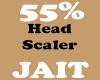 55% Head Scaler