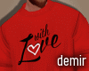 [D] With love sweater