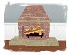 Stone & Brick fireplace