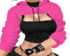 hoodie Layerable Pink