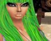 Nicki  Green hair