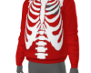 y2k Skeleton Red M