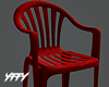 Plastic Chair Red