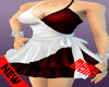 White red sexy dress