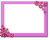 Pink Metal Room Frame
