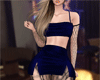 LM: Sexy Mini Dress Blue