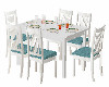 table n chairs green