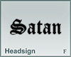 Headsign Satan