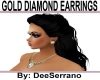 GOLD DIAMOND EARRINGS
