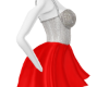 red valentines dress