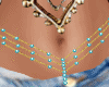 Belly Chains Blue