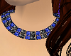 [D] Blue Black Necklace