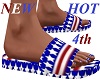 HOT JULY4TH STAR SANDALS