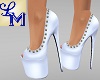 !LM White Pumps OpenToed