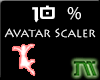 Avatar Scaler 10% M-F