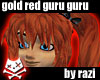 Gold Red GuruGuru Tails