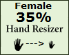 Hand Scaler 35% Female