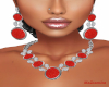 Red Bedazzle Necklace 3