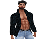 Blue Black Snake Shirt