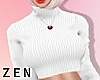 Winter White Knitted Top