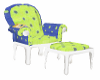 Blue & Limegreen Chair