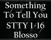 Blosso-Something To Tell