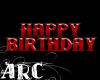 ARC Happy BD Sign
