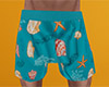 Seashell Pajama Shorts M