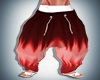 Pants red fire - homme