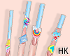HK`Babyblue Nails
