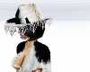 Cowgirl Hat B/W