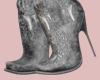 E* Silver Cowgirl Boots
