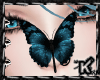 |K|Nose Butterfly Blue F