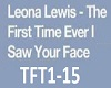 leona lewis TheFirstTime