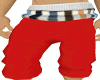 red sagg shorts