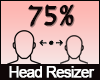 75% Head Scaler