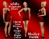 Red 3-6 Mth Preggo Dress